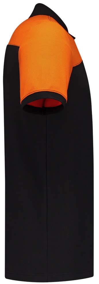 TRICORP-Worker-Shirts, Poloshirt, Bicolor, Basic Fit, Kurzarm, 180 g/m², black-orange