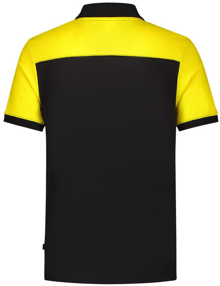 TRICORP-Worker-Shirts, Poloshirt, Bicolor, Basic Fit, Kurzarm, 180 g/m², black-yellow