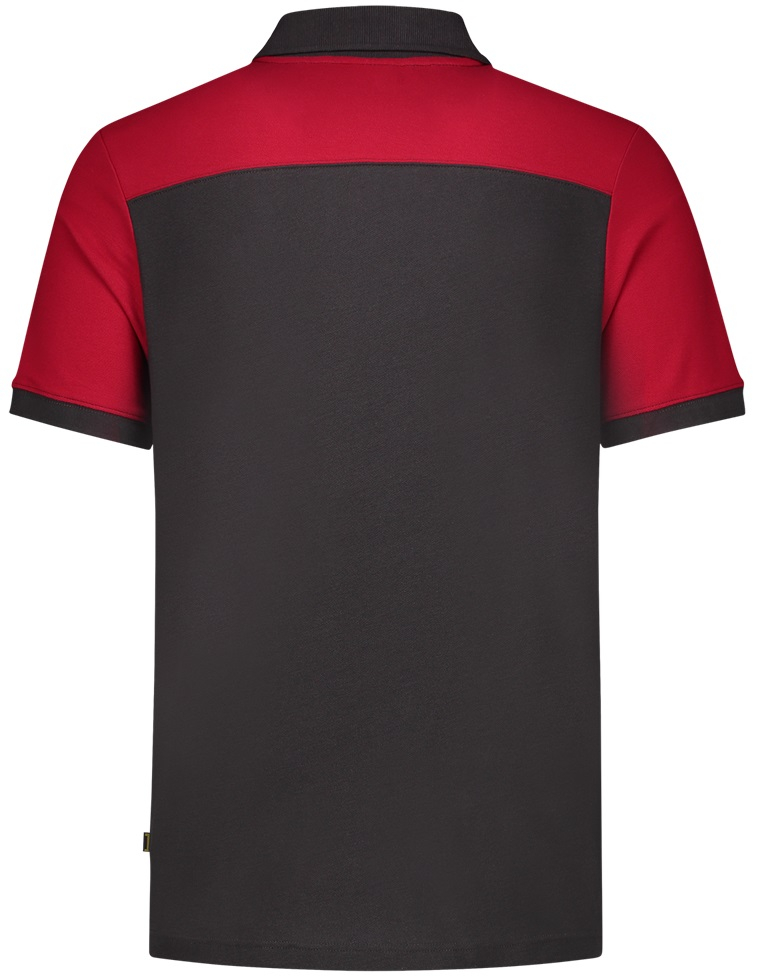 TRICORP-Worker-Shirts, Poloshirt, Bicolor, Basic Fit, Kurzarm, 180 g/m², darkgrey-red