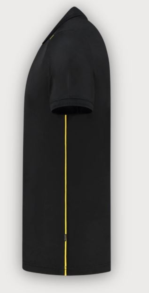 Tricorp Poloshirt Accent, Black-Yellow