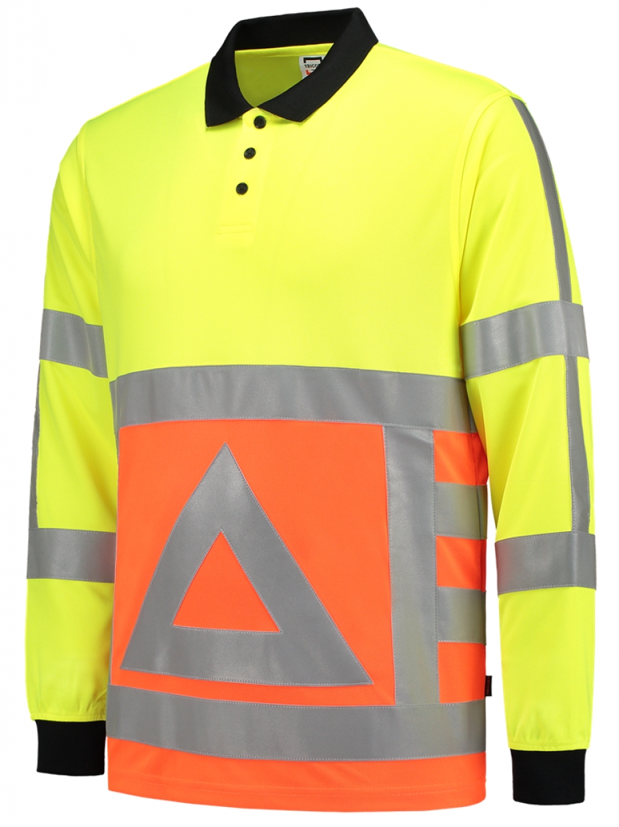 TRICORP-Warnschutz, Poloshirt fr Verkehrsregler, 180 g/m, warngelb