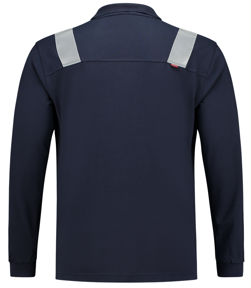 TRICORP-Warnschutz, Poloshirt, Multinorm, langarm, 200 g/m², dunkelblau