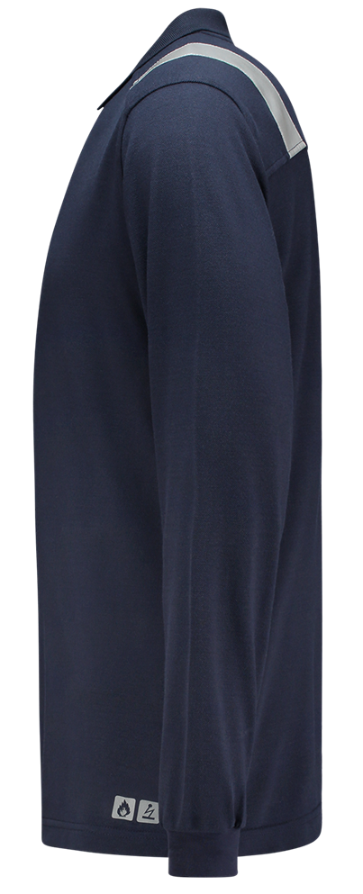 TRICORP-Warnschutz, Poloshirt, Multinorm, langarm, 200 g/m², dunkelblau