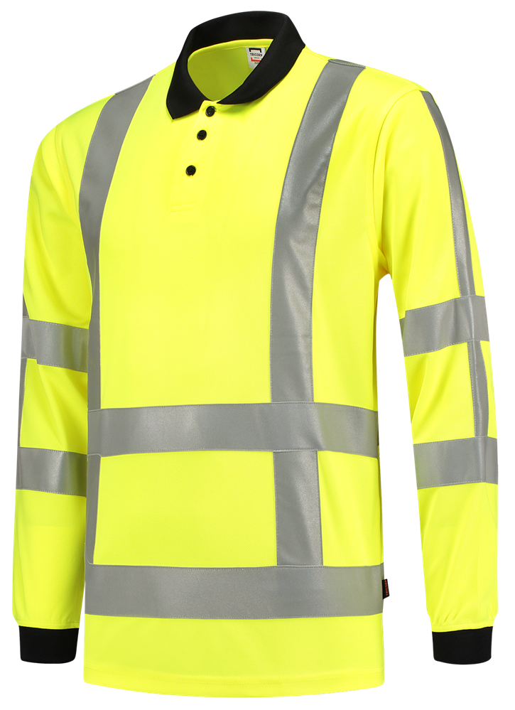 TRICORP-Warnschutz, Poloshirt, langarm, 180 g/m², warngelb