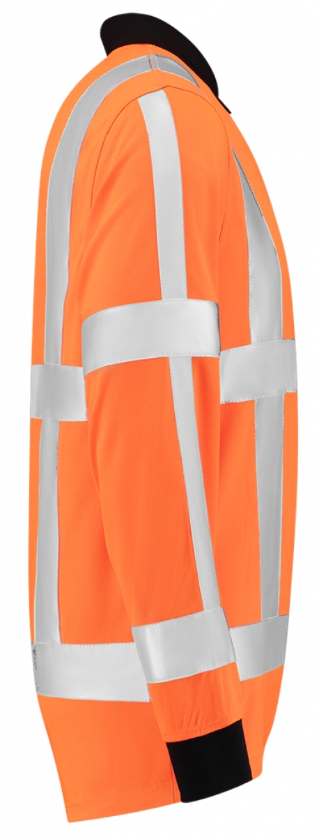TRICORP-Warnschutz, Poloshirt, langarm, 180 g/m, warnorange