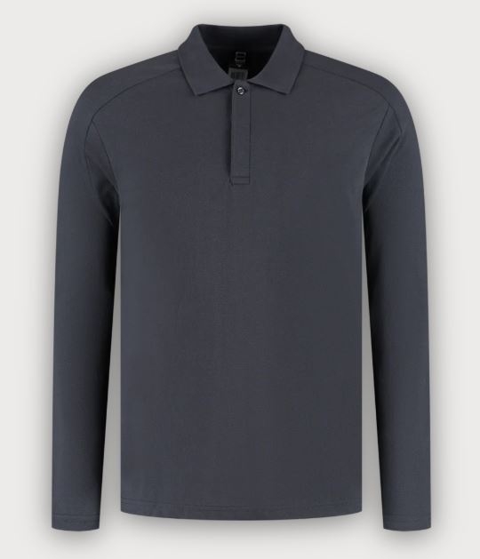 Tricorp Poloshirt Langarm Redefined, Anthracite