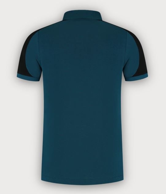 Tricorp Poloshirt Bicolor Redefined, Teal-Black
