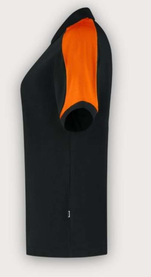 Tricorp Poloshirt Bicolor Redefined Damen, Black-Orange