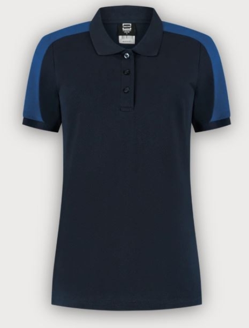 Tricorp Poloshirt Bicolor Redefined Damen, Ink-Royal Blue