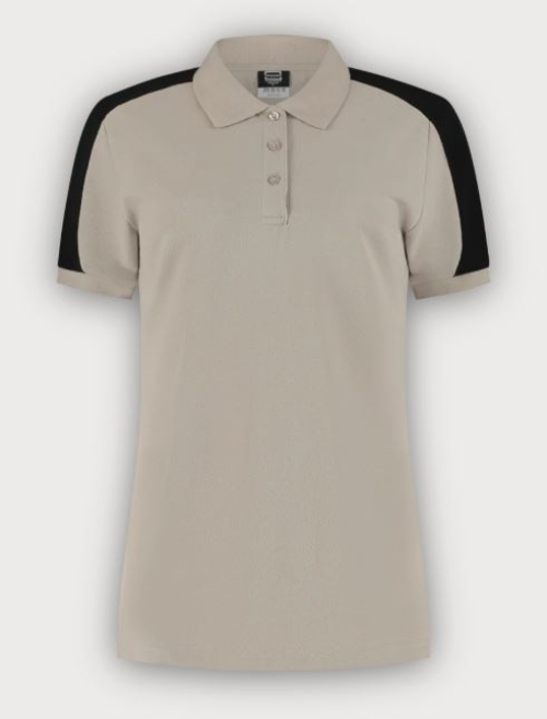 Tricorp Poloshirt Bicolor Redefined Damen, Sand-Black