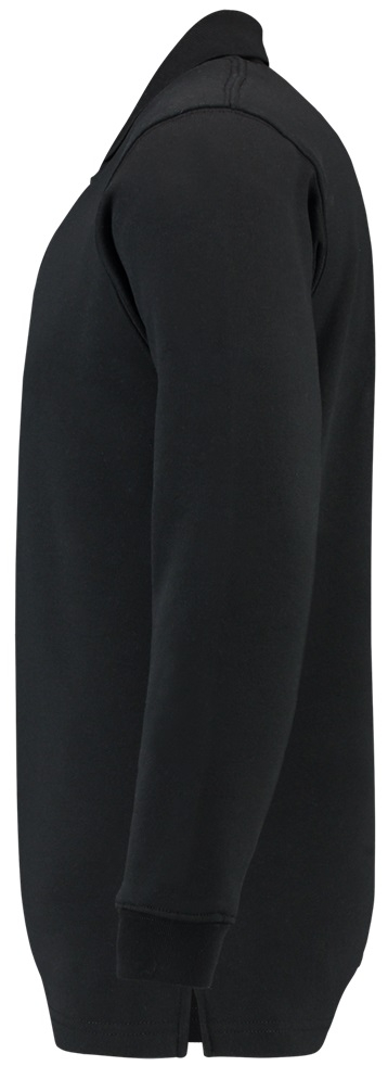 TRICORP-Worker-Shirts, Sweatshirt, Polokragen, Basic Fit, Langarm, 280 g/m², black