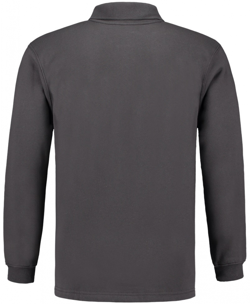 TRICORP-Worker-Shirts, Sweatshirt, Polokragen, Basic Fit, Langarm, 280 g/m, darkgrey