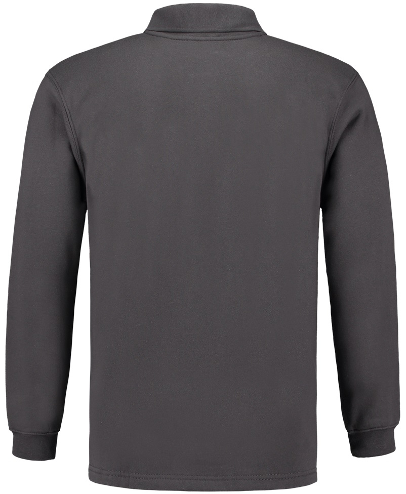 TRICORP-Worker-Shirts, Sweatshirt, Polokragen, Basic Fit, Langarm, 280 g/m², darkgrey