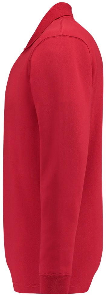 TRICORP-Worker-Shirts, Sweatshirt, Polokragen, Basic Fit, Langarm, 280 g/m², red