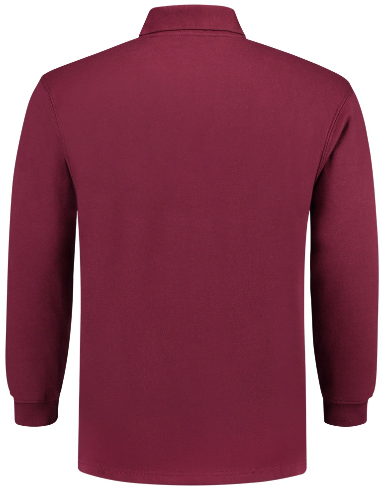TRICORP-Worker-Shirts, Sweatshirt, Polokragen, Basic Fit, Langarm, 280 g/m², wine