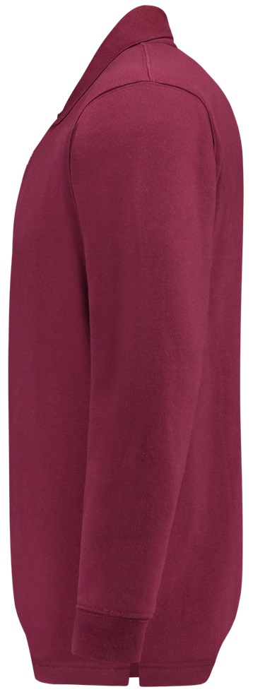 TRICORP-Worker-Shirts, Sweatshirt, Polokragen, Basic Fit, Langarm, 280 g/m², wine