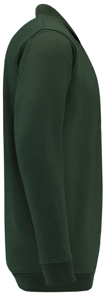 TRICORP-Worker-Shirts, Sweatshirt Polokragen und Bund, Basic Fit, Langarm, 280 g/m², bottlegreen