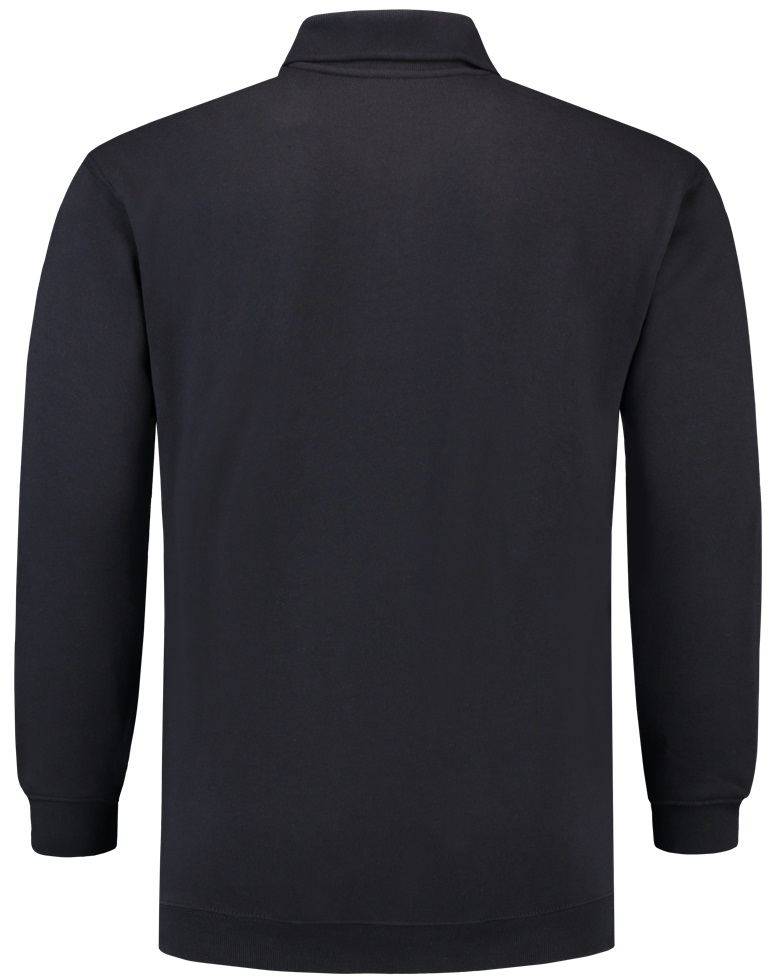 TRICORP-Worker-Shirts, Sweatshirt Polokragen und Bund, Basic Fit, Langarm, 280 g/m², navy
