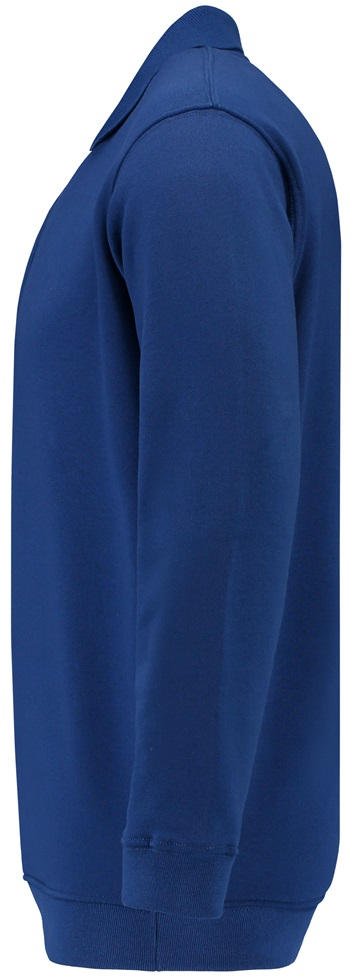 TRICORP-Worker-Shirts, Sweatshirt Polokragen und Bund, Basic Fit, Langarm, 280 g/m², royalblue