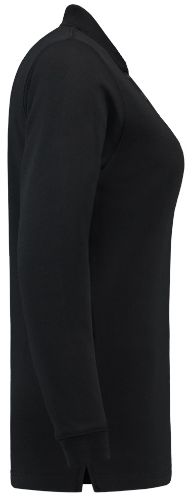 TRICORP-Worker-Shirts, Sweatshirt Polokragen Damen, Basic Fit, Langarm, 280 g/m², black