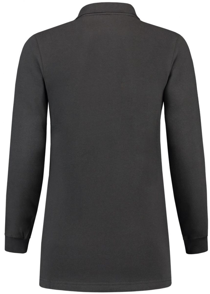 TRICORP-Worker-Shirts, Sweatshirt Polokragen Damen, Basic Fit, Langarm, 280 g/m, darkgrey