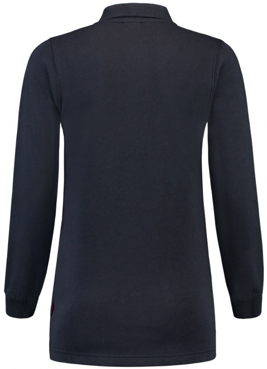TRICORP-Worker-Shirts, Sweatshirt Polokragen Damen, Basic Fit, Langarm, 280 g/m, navy