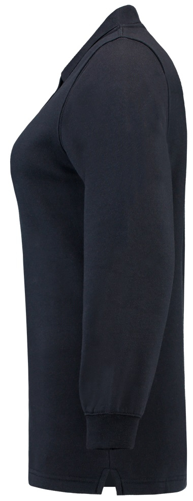 TRICORP-Worker-Shirts, Sweatshirt Polokragen Damen, Basic Fit, Langarm, 280 g/m², navy