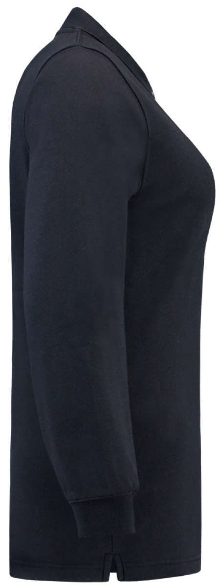 TRICORP-Worker-Shirts, Sweatshirt Polokragen Damen, Basic Fit, Langarm, 280 g/m, navy