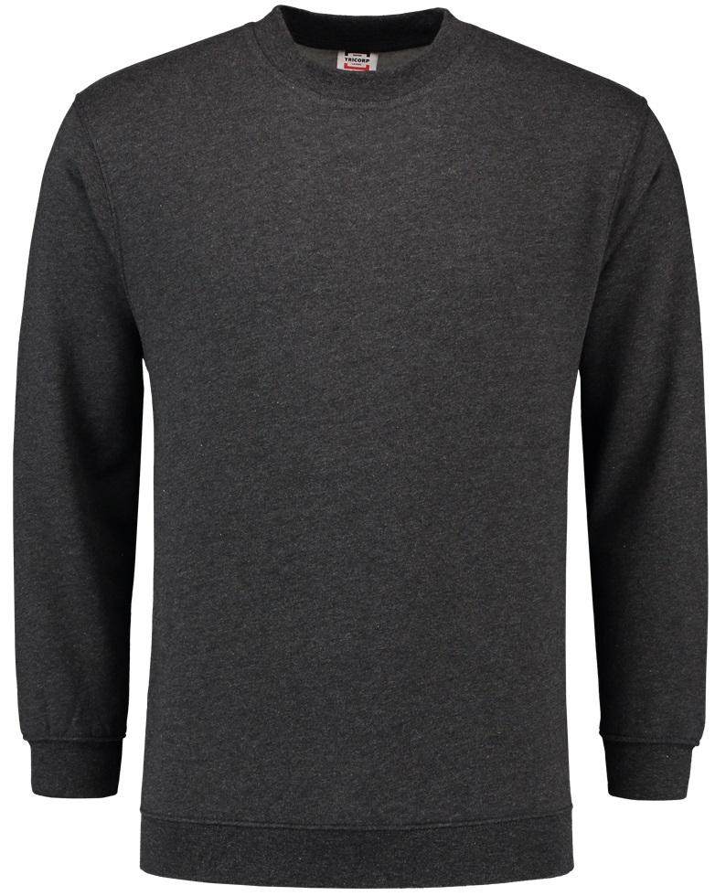 TRICORP-Worker-Shirts, Sweatshirt, Basic Fit, Langarm, 280 g/m², anthrazit meliert