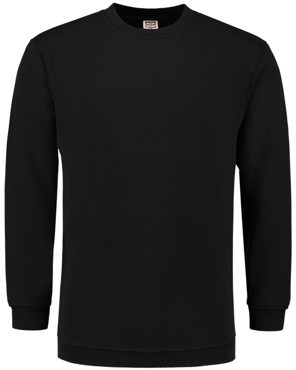 TRICORP-Worker-Shirts, Sweatshirt, Basic Fit, Langarm, 280 g/m, black