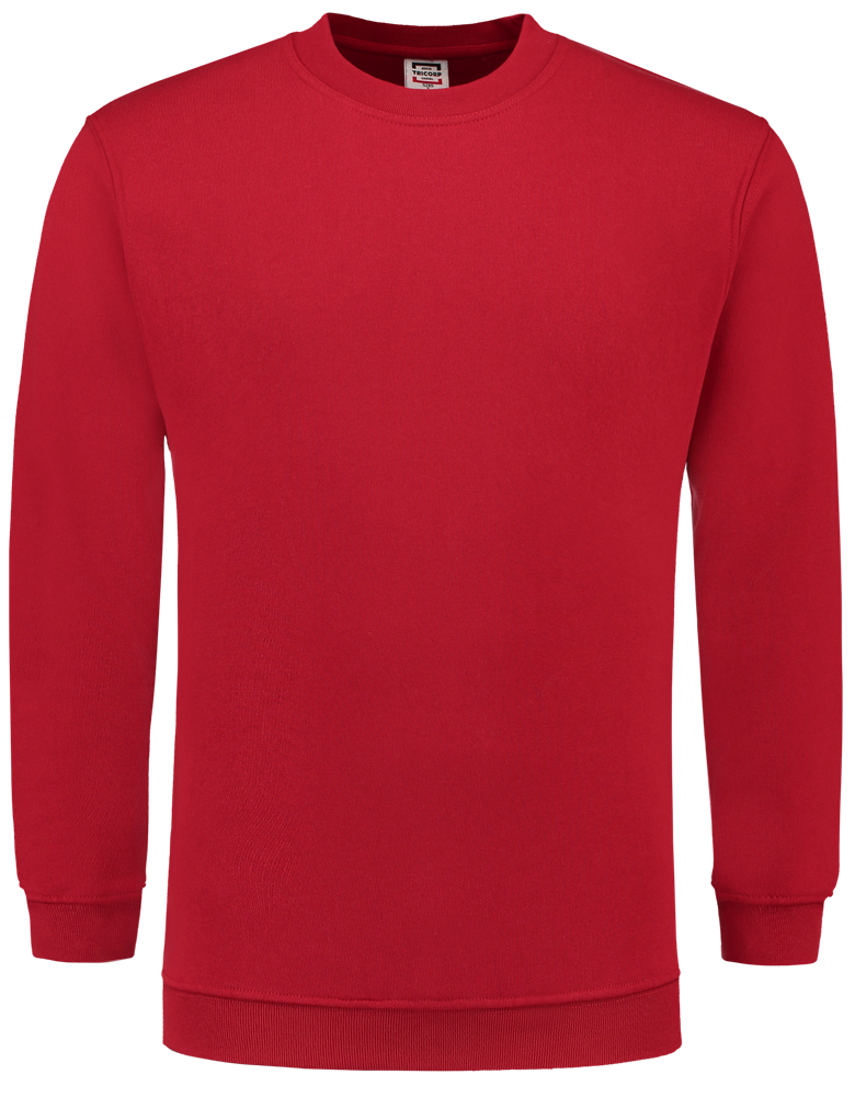 TRICORP-Worker-Shirts, Sweatshirt, Basic Fit, Langarm, 280 g/m², red
