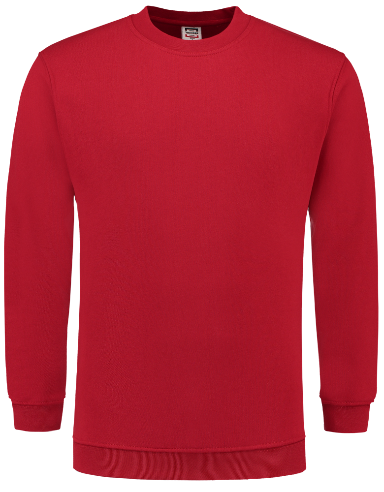 TRICORP-Worker-Shirts, Sweatshirt, Basic Fit, Langarm, 280 g/m, red