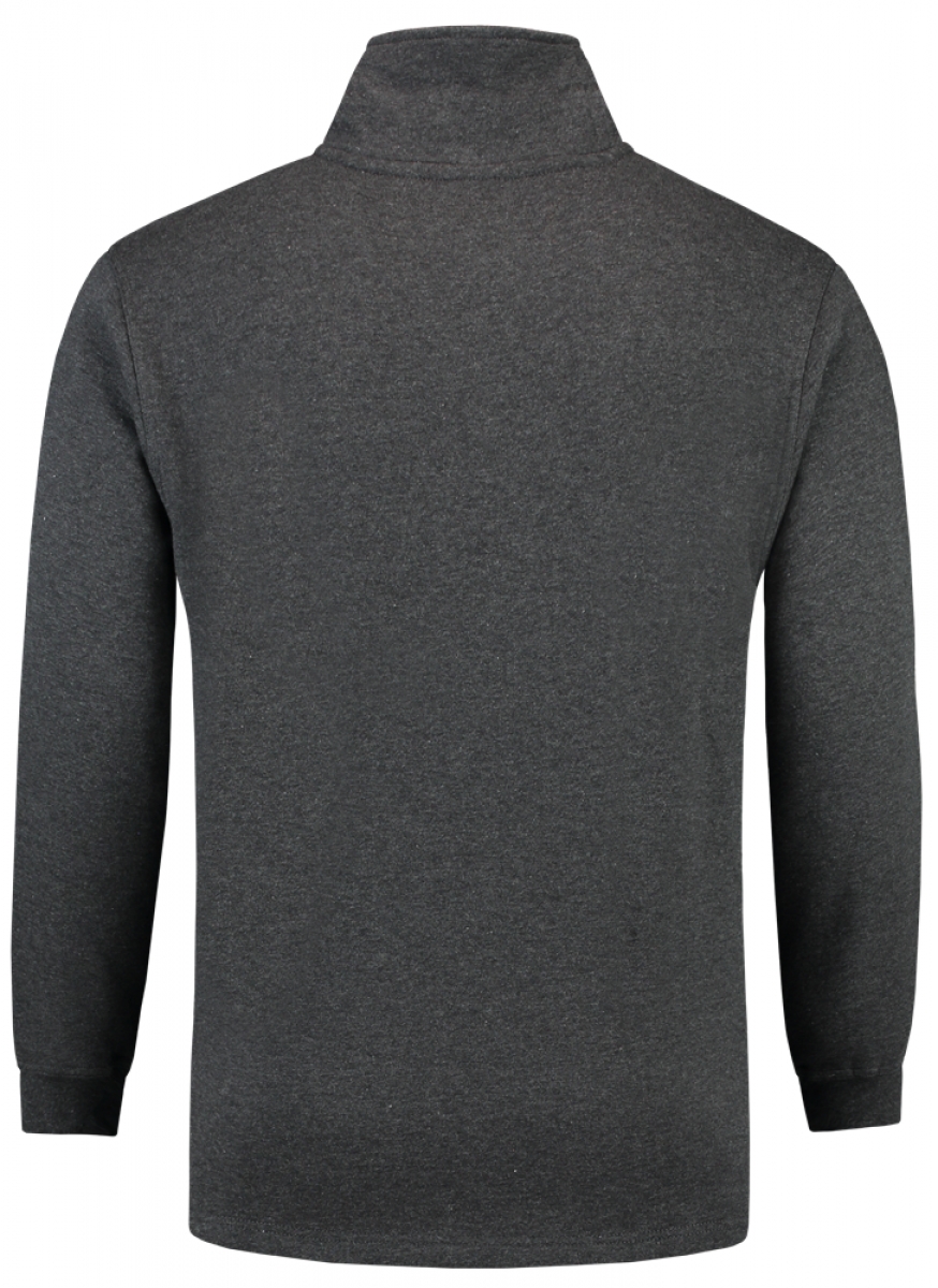 TRICORP-Worker-Shirts, Sweatshirt 1/4-Reissverschluss, Basic Fit, 280 g/m, anthrazit meliert