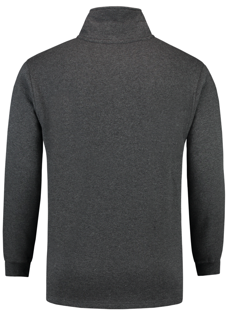 TRICORP-Worker-Shirts, Sweatshirt 1/4-Reissverschluss, Basic Fit, 280 g/m², anthrazit meliert
