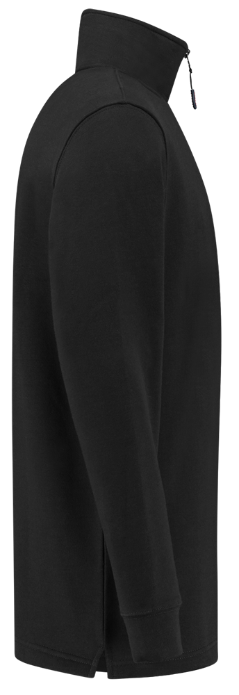 TRICORP-Worker-Shirts, Sweatshirt 1/4-Reissverschluss, Basic Fit, 280 g/m², black