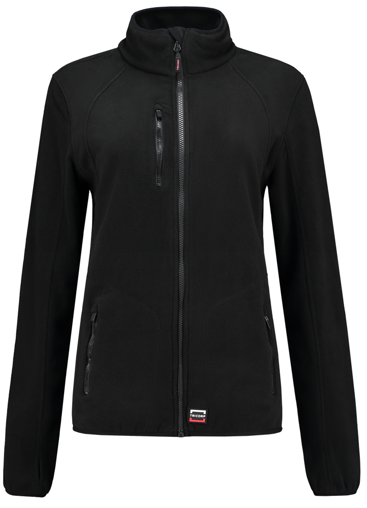 TRICORP-Workwear, Fleece-Jacke Exzellent Damen, Slim Fit, 280 g/m, black