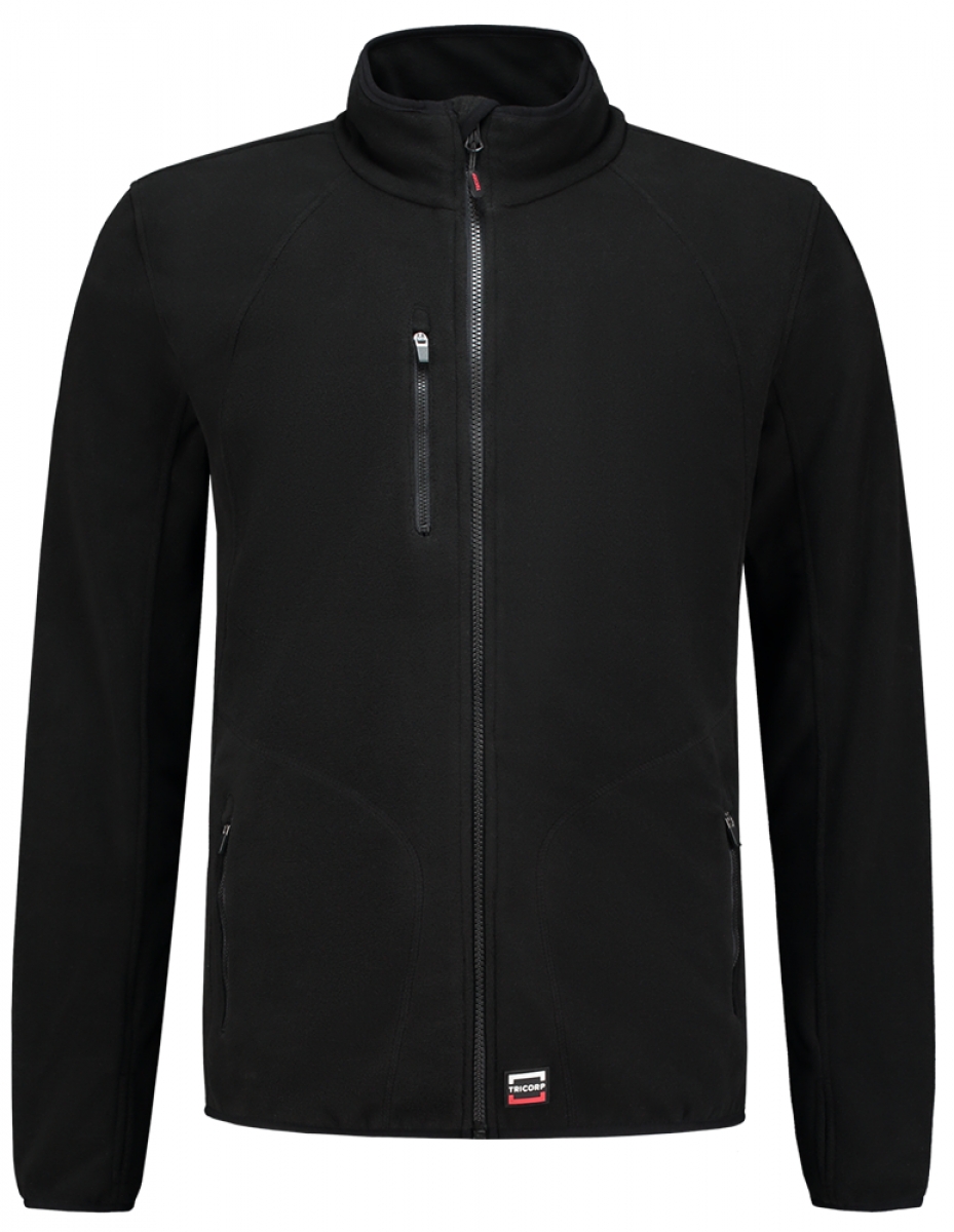 TRICORP-Workwear, Fleece-Jacke Exzellent Herren, Slim Fit, 280 g/m, black