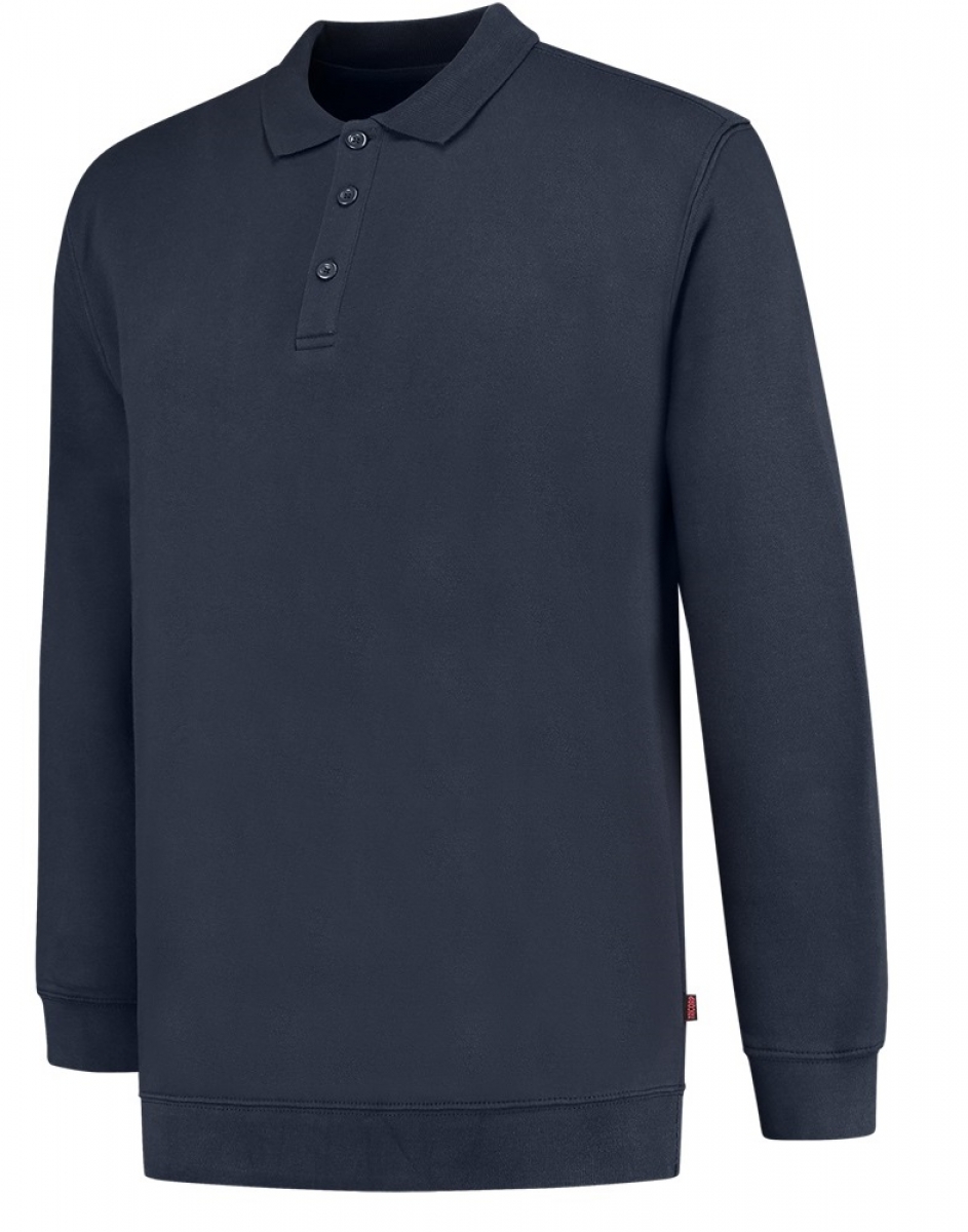 TRICORP-Worker-Shirts, Sweatshirt mit Polokragen, Basic Fit, 280 g/m, ink