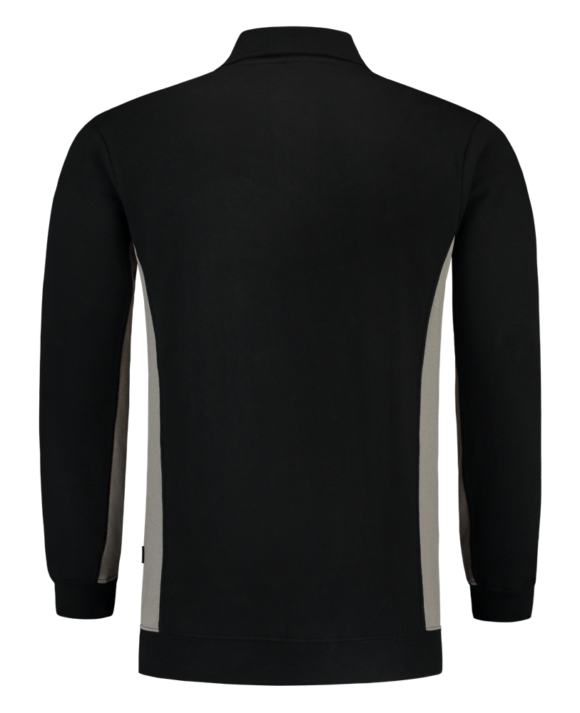 TRICORP-Worker-Shirts, Polosweater, mit Brusttasche, Bicolor, 280 g/m², black-grey