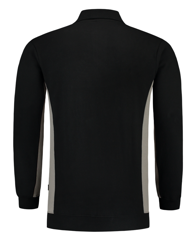 TRICORP-Worker-Shirts, Polosweater, mit Brusttasche, Bicolor, 280 g/m, black-grey