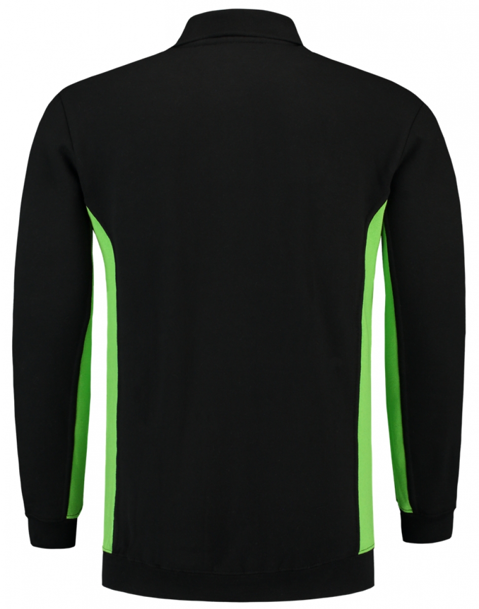TRICORP-Worker-Shirts, Polosweater, mit Brusttasche, Bicolor, 280 g/m, black-lime