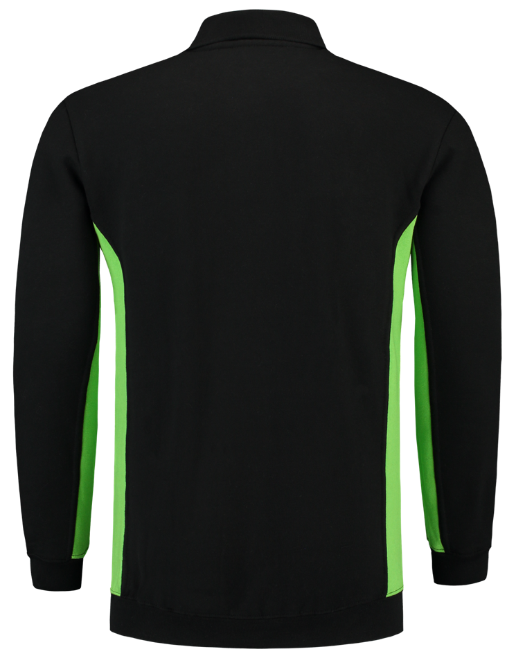 TRICORP-Worker-Shirts, Polosweater, mit Brusttasche, Bicolor, 280 g/m, black-lime