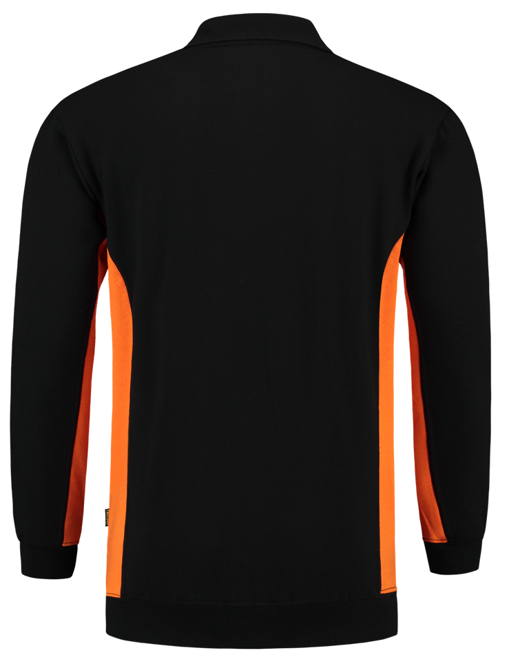 TRICORP-Worker-Shirts, Polosweater, mit Brusttasche, Bicolor, 280 g/m², black-orange