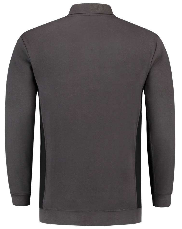 TRICORP-Worker-Shirts, Polosweater, mit Brusttasche, Bicolor, 280 g/m², darkgrey-black