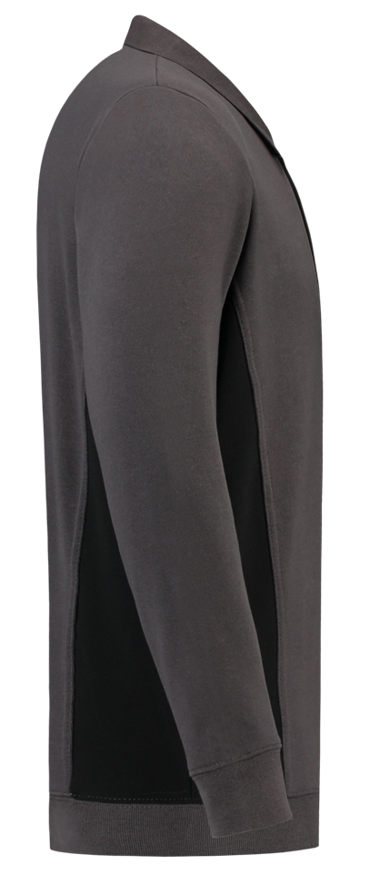 TRICORP-Worker-Shirts, Polosweater, mit Brusttasche, Bicolor, 280 g/m², darkgrey-black