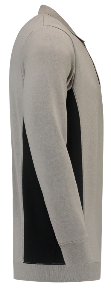 TRICORP-Worker-Shirts, Polosweater, mit Brusttasche, Bicolor, 280 g/m², grey-black