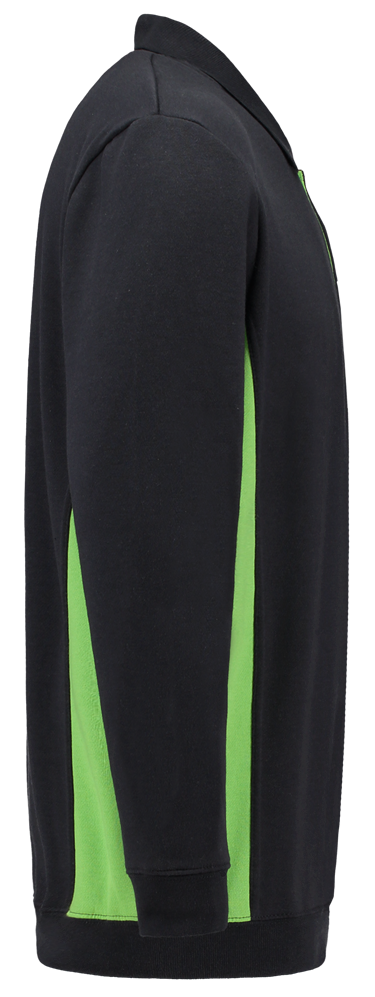 TRICORP-Worker-Shirts, Polosweater, mit Brusttasche, Bicolor, 280 g/m², navy-lime