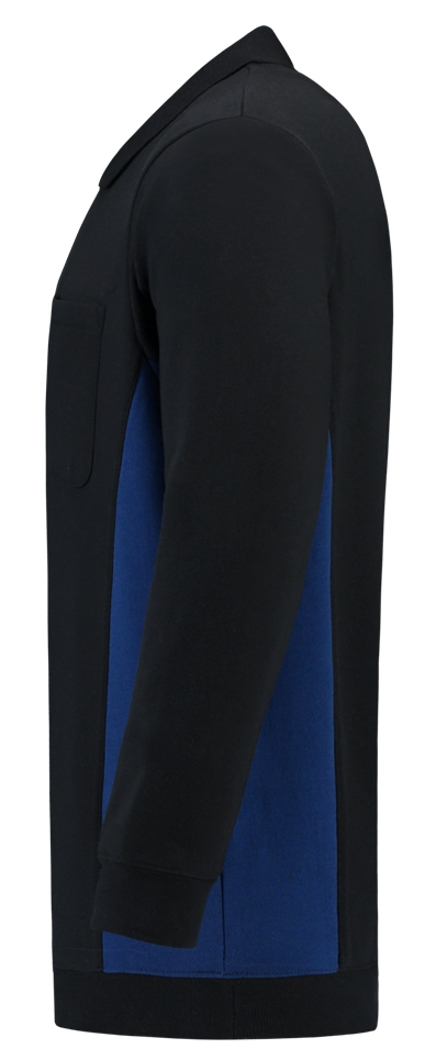 TRICORP-Worker-Shirts, Polosweater, mit Brusttasche, Bicolor, 280 g/m², navy-royalblue