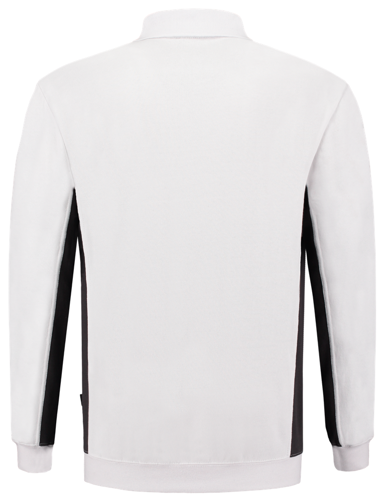 TRICORP-Worker-Shirts, Polosweater, mit Brusttasche, Bicolor, 280 g/m, white-darkgrey