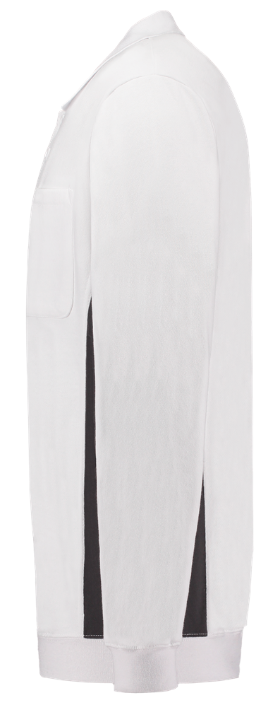 TRICORP-Worker-Shirts, Polosweater, mit Brusttasche, Bicolor, 280 g/m², white-darkgrey